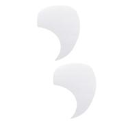 HEMOTON 2pcs Guitar Pickguard Shield Creative Shape Scratch Stickers for Music Stickers Decal and Scratch Panel