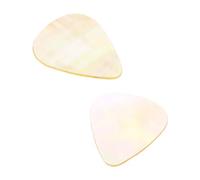 HEMOTON 2pcs Guitar Picks Heavy Triangle for Electric Guitar Thick Acoustic Bass Ukulele Picks Replacement