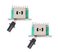 HEMOTON 2pcs Guitar Pickup Switch Pickup Button for Guitar Replacement Pickup Switch Accessories Manual Retro