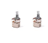 HEMOTON 2pcs Guitar Potentiometer Bk Shaft Pot Replacement Volume Tone Pots Knurled Guitar Mount Knobs