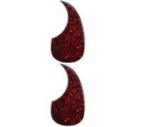 HEMOTON 2pcs Guitar Scratch Plate Pickguard for Acoustic Guitar Protection Protector Plate Essential Accessory for Players