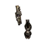 HEMOTON 2Pcs Halloween Hair Clips Skull Spider Design Rocking Style Headdress Party Accessories for Women Masquerade Costume