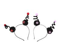 HEMOTON 2pcs Halloween Headband Spooky Eyeball Costume Hair Hoops for Party Monster Cosplay Headpiece Performance Prop Hair Accessories