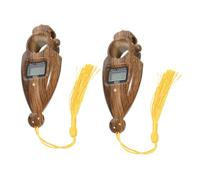 HEMOTON 2Pcs Handheld Digital Buddha Bead Counter Lightweight and Portable with LED Screen for Accurate Counting During Tibetan Prayer and Meditation Sessions