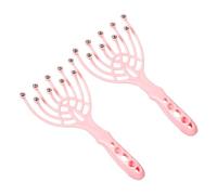 HEMOTON 2pcs Head Massager Scalp Claw Massager Manual Japanese Spa Equipment for Hair Scalp Massage Relieve Tension Headaches