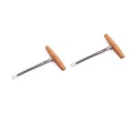 HEMOTON 2pcs Heavy Duty Guitar Tool T-handle Tapered Bridge Pin Hole for Woodworkers