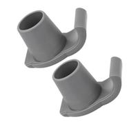 HEMOTON 2Pcs Heavy Duty Walker Ski Glides Non-Slip Feet Coasters for Walkers and Canes Professional Stability Enhancers for Safe Mobility Various Surfaces Easy Install