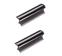 HEMOTON 2pcs Heavy Plating Polished Steel Body Hawaii Electric Guitar Slide Bar Lap Slide Stick Ergonomic Design