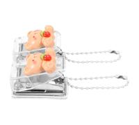HEMOTON 2pcs Hole Puncher Hand-held Metal and Plastic Portable Paper Puncher Easy to Operate for Envelope and Diary