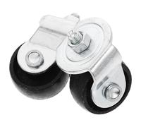 HEMOTON 2pcs Hydraulic Jack Caster Wheels Replacement Front Wheels for 2 Ton Capacity, Steel Material Enhancing Productivity and Flexibility, for Car Supplies and Garage Use