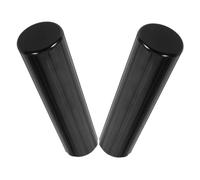 HEMOTON 2pcs Insulated Thread Grill Handle Replacement for Rotisserie Rods Barbecue Fork Accessory Long Heat Resistant Outdoor Cooking Tool for Safe Grilling and Camping