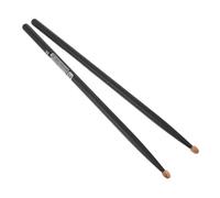 HEMOTON 2pcs Jazz Drumsticks Black Drumstick Drum Accessories Practice Performance Sticks