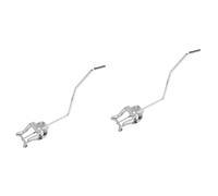 HEMOTON 2pcs Marching Music Stand Clamp-lyre for Wind Traveling Musical Instrument Practical Sheet Music Rack Holder Compatible Clarinet French Horn Trumpet Accessories