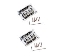 HEMOTON 2pcs Metal Bass Bridge Vintage Style Screws for Guitar Bridge Wrench String