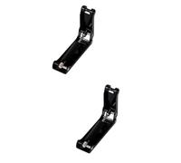 HEMOTON 2pcs Metal Piano Slow Closing Device Hydraulic Pressure Fallboard Decelerator for Upright Piano Use in Black Accessories