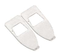 HEMOTON 2pcs Metal Violin Bow Tips Bow Fittings for String Instruments Violin Pads