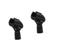 HEMOTON 2pcs Microphone Clip Holder Mic Lamp U Type Mic Clip for Reliable Clamp and Stand for Home Studio Portable Use