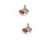 HEMOTON 2pcs Mini Copper Knurled Split Shaft Guitar Potentiometers for Volume and Tone Control Sturdy Easy to Install Replacement for Electric Guitar Audio Potentiometers