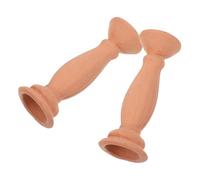 HEMOTON 2pcs Miniature Terracotta Succulent Planter Pots for Indoor Plants, Small Clay Flower Pots for Cactus and Miniature Garden, Vintage Red Ceramic Tiny Planters