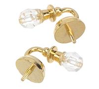 HEMOTON 2Pcs Miniature Wall Mounted Lamp for Fairy House Decor Scale Small Furniture Model with Lightweight Craftsmanship and Detailed Design Creative Accessory for Dollhouse and Miniature