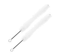 HEMOTON 2pcs Musical Instrument Cleaning Brush Kit Saxophone Cleaner Tool Soft Flute Cleaner Rod Sax Mouthpiece Brush for Wind Instruments Maintenance