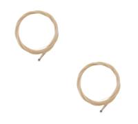 HEMOTON 2pcs Natural Horse Hair for Violin Bows Bow Hair Replacement for String Instrument Accessories Material