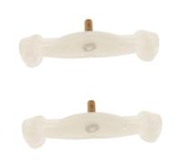 HEMOTON 2pcs Non-slip Violin Shoulder Rest Replacement Legs for 1/4-1/8 Violins Lightweight Playing Accessory Secure Fit