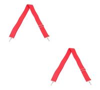 HEMOTON 2pcs Nylon Snare Drum Strap Metal Hooks for Djembe Bongo Percussion Drumming Accessories