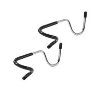 HEMOTON 2pcs Outdoor Camping Light Pole Hooks with Non-Slip Sleeve Spiral Steel Tree Branch Hooks for Hanging Lanterns Plants and Gear Portable and Easy to Install for Garden Hiking