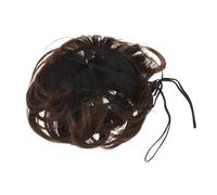 HEMOTON 2pcs Pet Wigs for Dogs and Cats Stylish Short Bangs Design Funny Cosplay Puppy Wigs for Halloween Parties Photo Shoots and Festive Events Reusable Light Brown