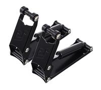 HEMOTON 2pcs Piano Slow Fall Devices Metal Piano Buffer Silent Safety Supply Black