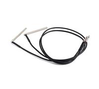 HEMOTON 2pcs Piezo Pickup Stick Bars for Cigar Box Guitar String Open-back Acoustic Guitar Black Wire Piezo Wire for Folk Music Performance