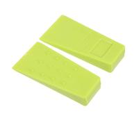 HEMOTON 2pcs Plastic Tree Felling Wedges with Raised Spikes for Safe Directional Cutting High-Impact Logging Supplies for Woodcutting and Back Cut Prevention