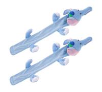 HEMOTON 2PCS Plush Elephant Stethoscope Sleeve Cover in Navy Blue Soft Protective Neck Wrapper for Doctors and Nurses, Cute Animal Design Medical Accessory for Hospital Use