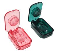 HEMOTON 2pcs Portable Pill Cutter for Small Pets Multiple Compartments Precision Tablet Splitter and Hygienic Pill Divider Tool for Travel and Walks