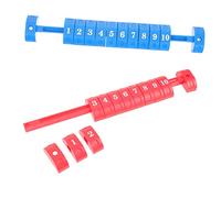 HEMOTON 2Pcs Portable Scoreboard for Foosball Table Soccer Durable Score Counters for Scorekeeping for Parties and Sports Events