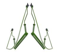 HEMOTON 2pcs Professional Harmonica Holder Metal Neck Brace for Mouth Organ Adjustable Frame Harp Rack for Musicians Playing and Practice