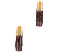 HEMOTON 2pcs Professional Saxophone Alto Sax Mouthpiece Plastic Replacement Flute Head for Saxophone Parts