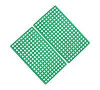 HEMOTON 2pcs Rabbit Cage Bottom Plate Waterproof Ventilated Small Animal Mats for Chinchilla Ferret Hamster Squirrel