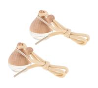 HEMOTON 2pcs Refillable Glass Car Air Freshener Diffuser Bottles with Unique Elegant Design Decorative Car Interior Pendant for Office and Home on The Go