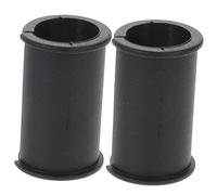 HEMOTON 2pcs Rubber Microphone Covers for Interview and Live Streaming, Easy to Put and Remove, Protect Microphone from Slipping, Suitable for Stage Use, Black Colour