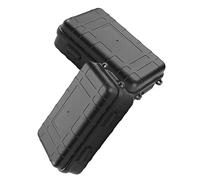 HEMOTON 2pcs Shockproof Outdoor Survival Kit Box Portable Storage Case for Survival Devices Multi-Function Weatherproof Emergency Gear Organizer