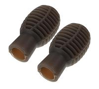 HEMOTON 2pcs Silicone Drumstick Caps Silent Tips Drumstick Ends Practice Tips Accessories for Drum Practice
