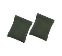 HEMOTON 2Pcs Small Leather Change Purse Lightweight Coin Wallet for Travel and Daily Use PU Leather with Secure Closure Portable Mini Cash and Earphone Storage Bags in Green