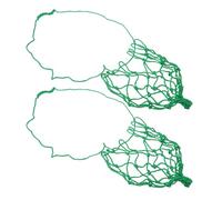 HEMOTON 2pcs Soccer Training Nets for Football Kick Practice, Green Sturdy Soccer Ball Trainer Nets for Youth Skill Development and Solo Football Training Equipment