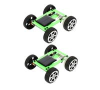 HEMOTON 2pcs Solar Power DIY Car Kit, Stem Toys for Boys Age 8-12, Science Projects, Solar Car Building Kits, Activities Engineering Kit, for 8 9 10 11 12 Year Old Boys