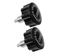 HEMOTON 2pcs Spring Loaded Pull Pin Knob for Fitness Equipment Retractable Indexing Plunger Pins with Ball-shaped Rotating Knob Impact-resistant Abs Material Gym Machine Replacement Parts