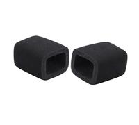 HEMOTON 2pcs Square Thick Sponge Microphone Covers Pop Filter Windscreens Anti-spray Dustproof Mesh for Ktv Handheld Microphone Accessories