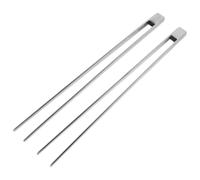 HEMOTON 2pcs Stainless Steel Ear Tuning Forks for Gentle Resonance and Ergonomic Grip, Ear Care Vibration Tool for Earwax Removal and Relaxing Massage, Compact Design for Sensitive