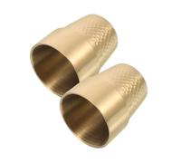 HEMOTON 2pcs Stainless Steel Hammered Beer Glasses Matte Gold Finish Insulated Tumblers for Outdoor Travel Juice Wine Drinking Cups